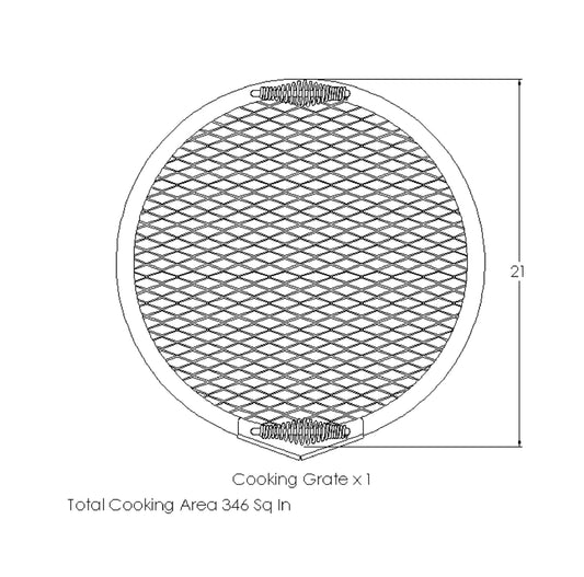 Firepit 20" Cooking Grates