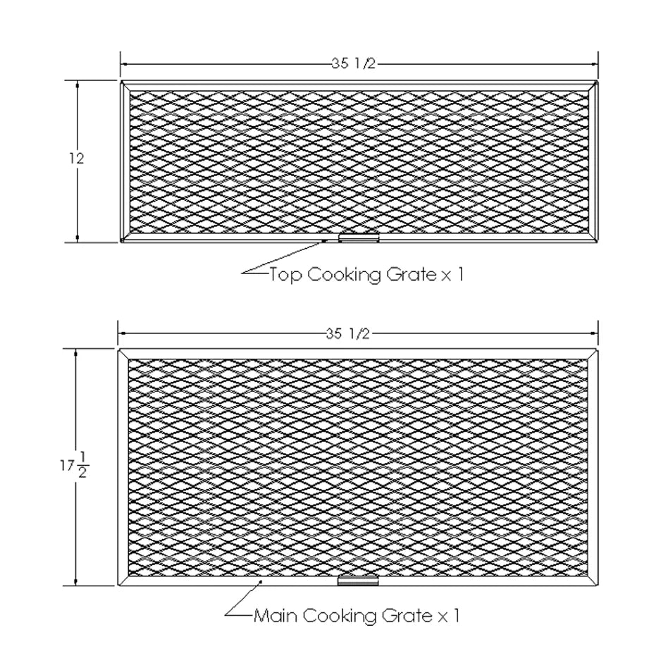G2 20x36 Grill Components