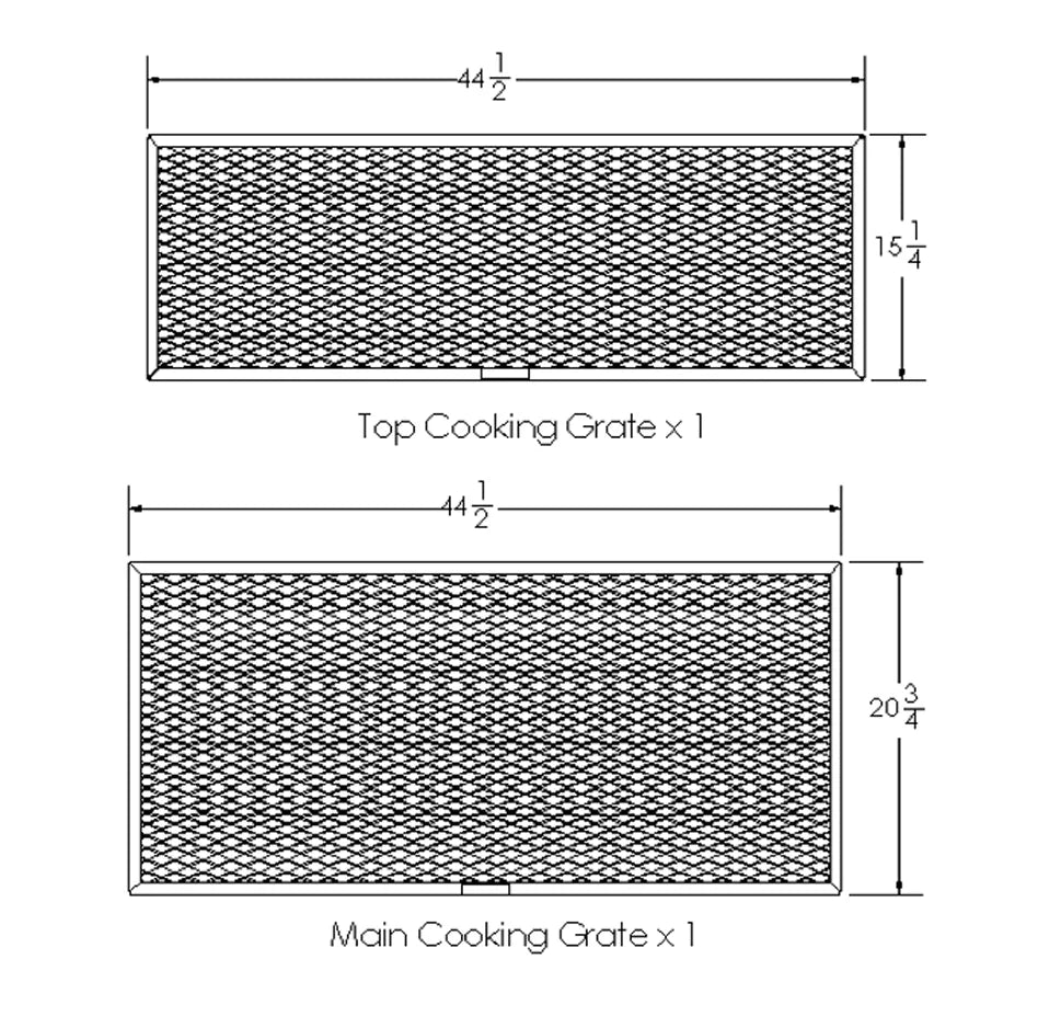 G3 24x48 Grill Components