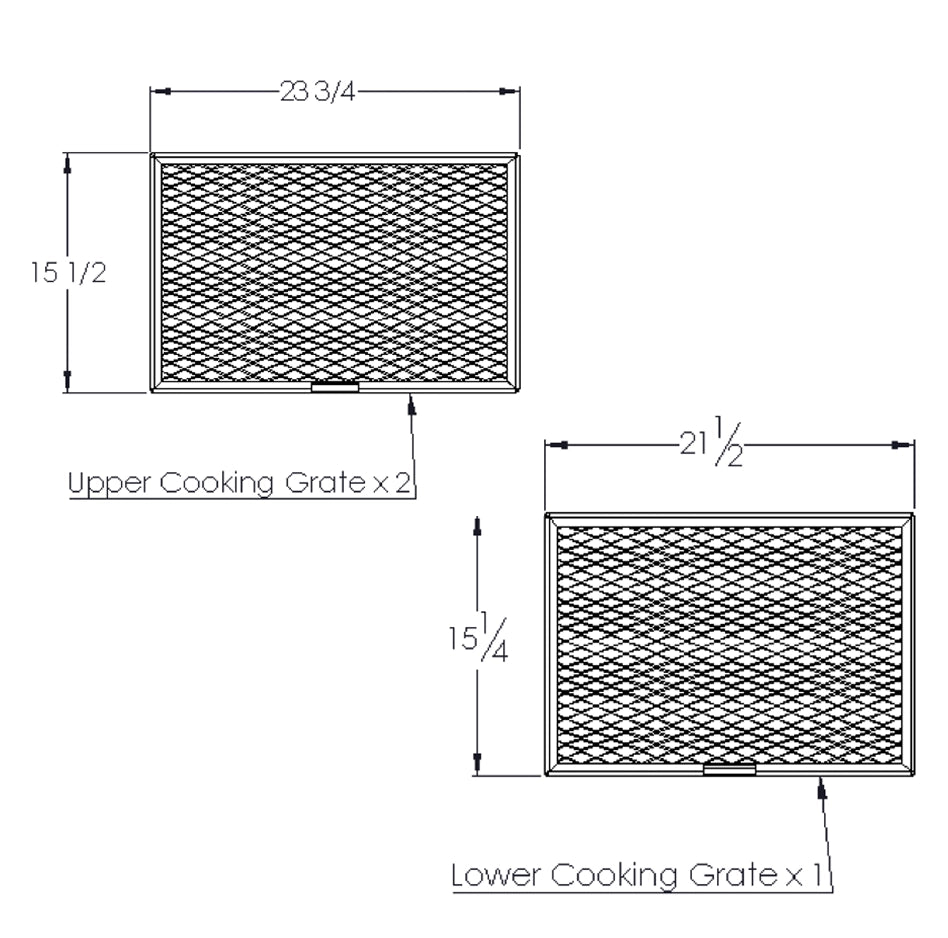 Gravity Fed BBQ Smoker Components