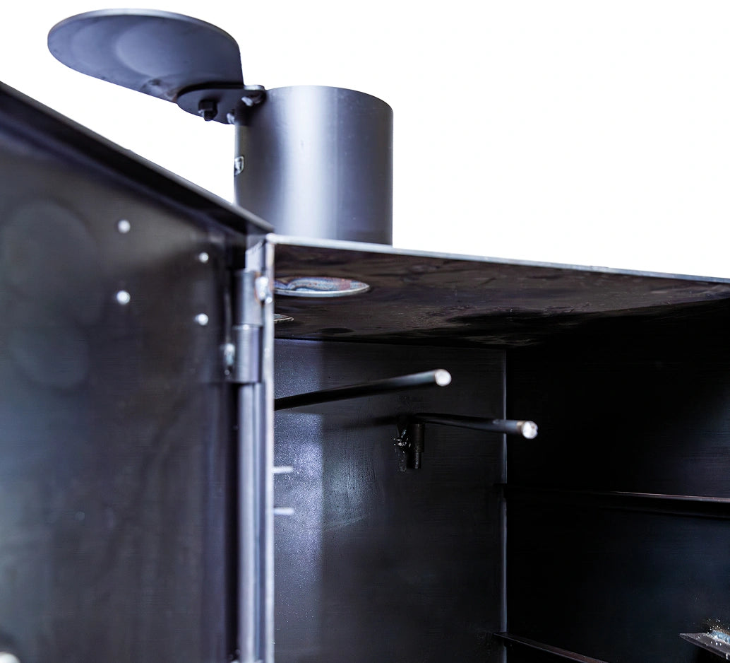 Old Country BBQ Pits Angus BBQ Smoker Sausage hangers