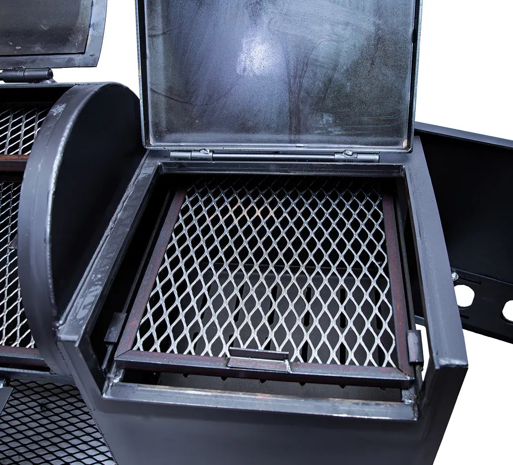 Old Country BBQ Pits Angus BBQ Smoker Firebox Cooking Grate