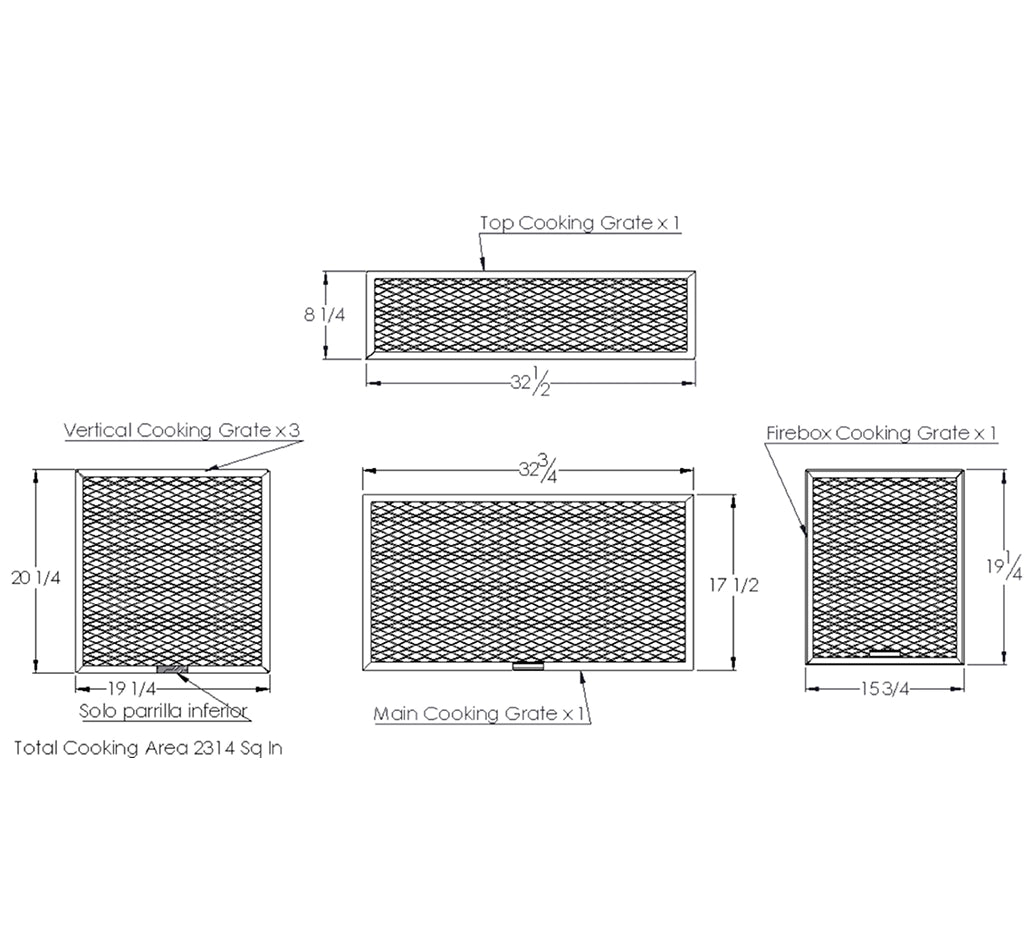 Cooking Grates of the Old Country BBQ Pits Angus BBQ Smoker