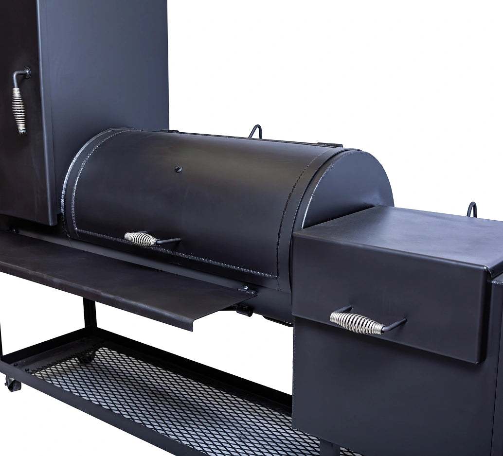 Old Country BBQ Pits Angus BBQ Smoker Partial View