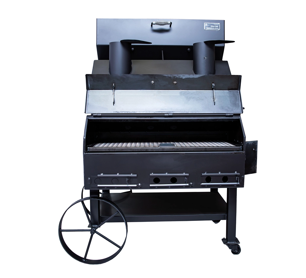 Old Country BBQ Pits Over & Under Offset Smoker.