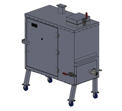 Details of the Old Country BBQ Pits insulated  Gravity Fed Smoker