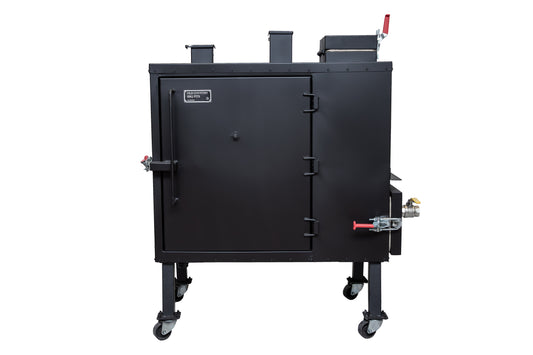 Insulated Gravity-Fed BBQ Smoker