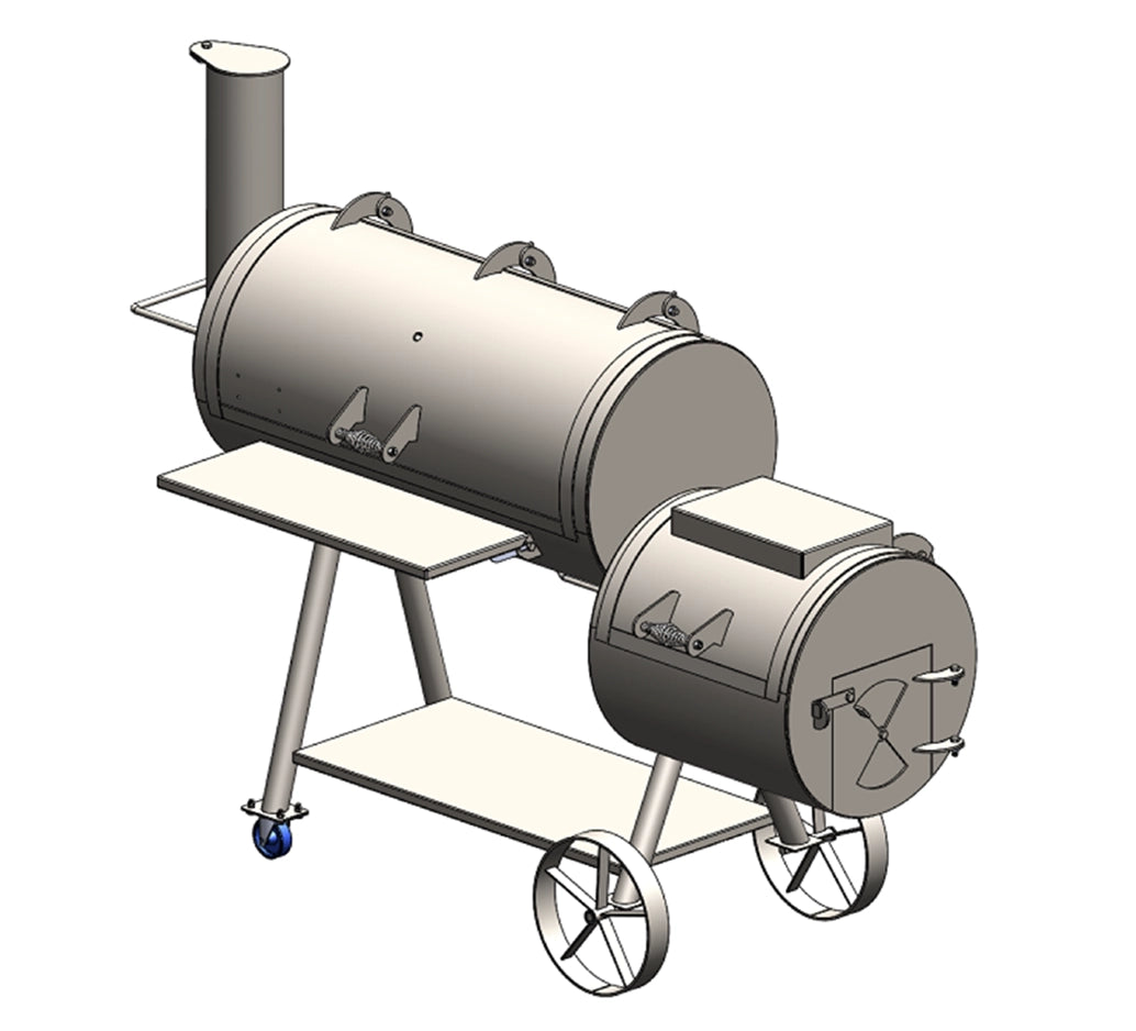 Old Country BBQ Pits Brazos Offset BBQ Smoker.
