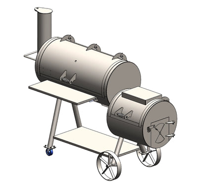Old Country BBQ Pits Brazos Offset BBQ Smoker.