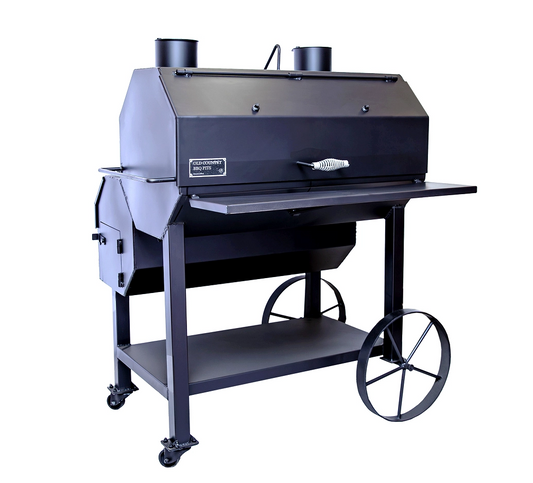 Old Country BBQ Pits Over & Under Offset Smoker.