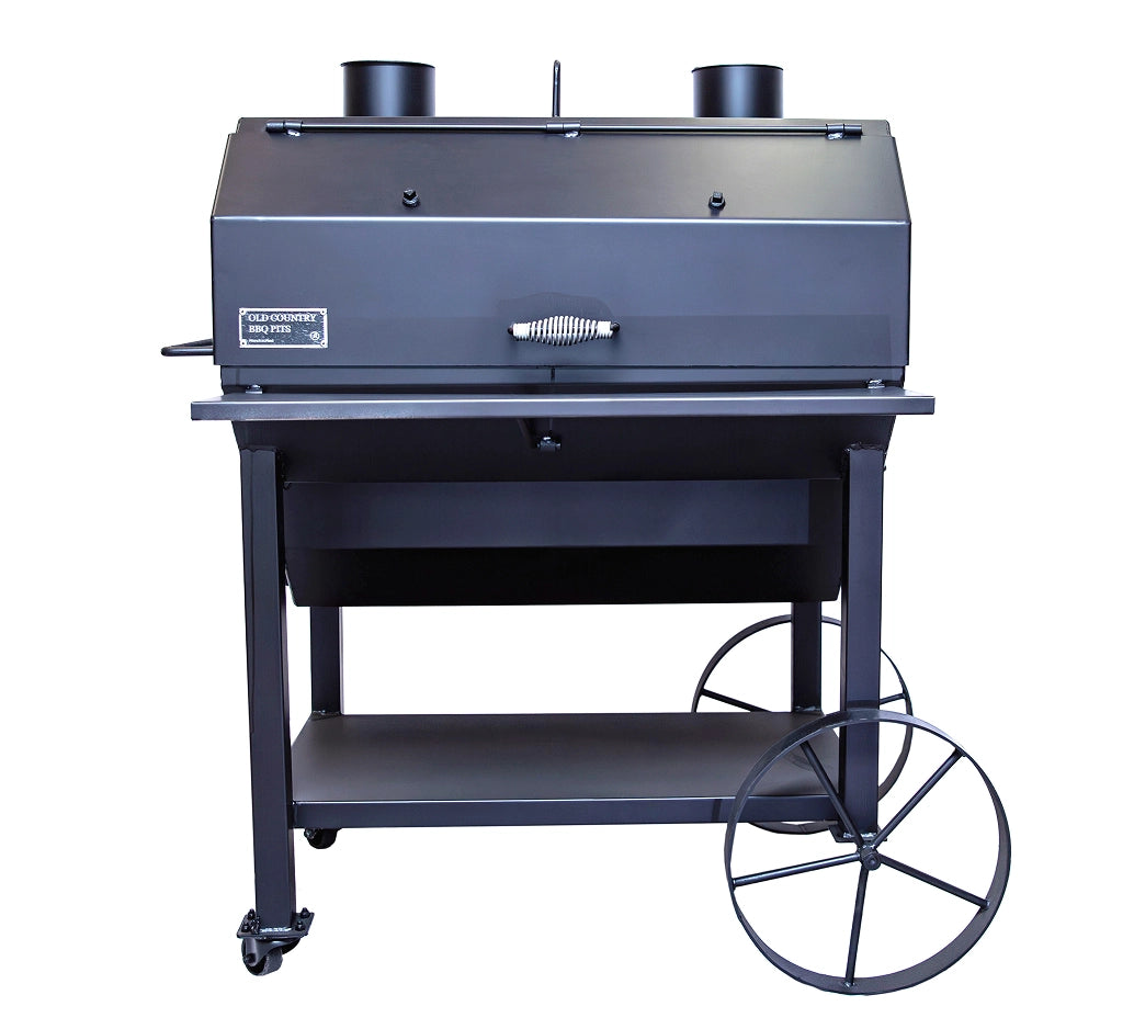 Old_Country_BBQ_Pits_Over_and_Under_BBQ_Smoker_Lids_Closed_front_view