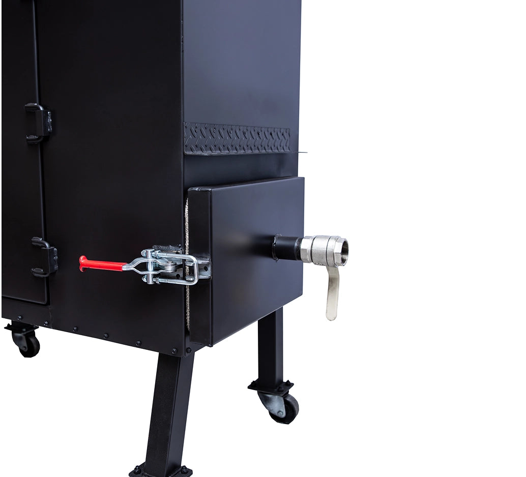 Old Country BBQ Pits Insulated Gravity Fed BBQ Smoker.